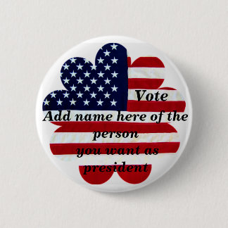 Badge Rond 5 Cm Voter pour le président ?_Button