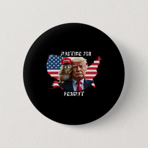 Badge Rond 5 Cm Votez Trump Pour L'Arachide L'Écureuil 4