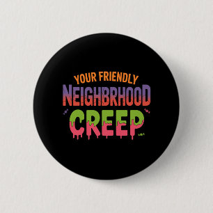 Badge Rond 5 Cm Votre Conception d'Halloween créole de quartier co