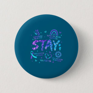 Badge Rond 5 Cm Votre histoire n'est pas terminée Restez Préventio