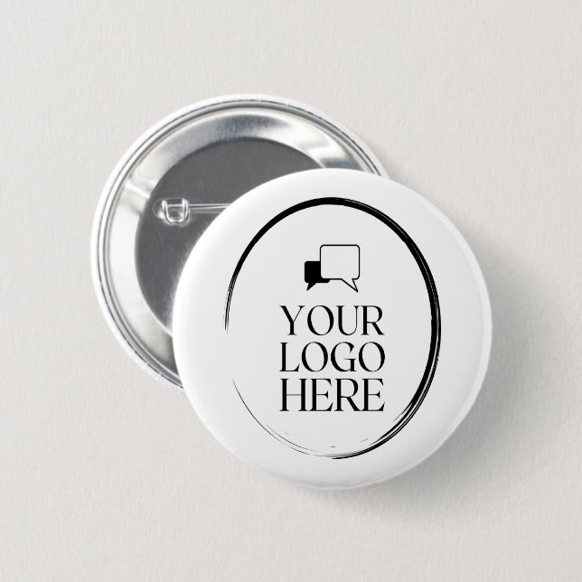 Badge Rond 5 Cm Votre logo ici (Devant & derrière)