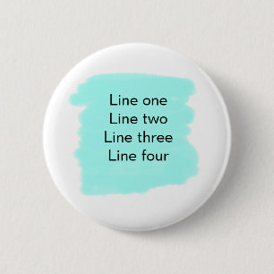 Badge Rond 5 Cm Votre message ici ajoutez le nom de texte monogram