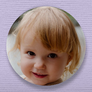 Badge Rond 5 Cm Votre photo Faites votre propre photo mignonne