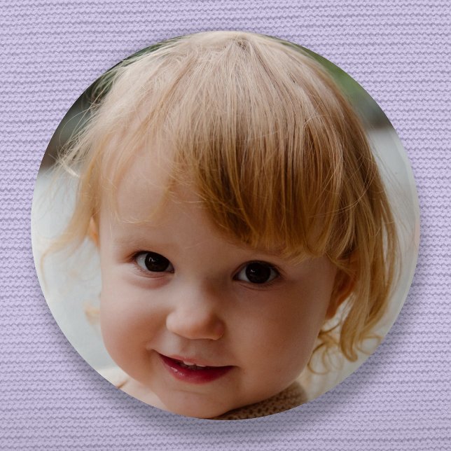 Badge Rond 5 Cm Votre photo | Faites votre propre photo mignonne (Créateur téléchargé)