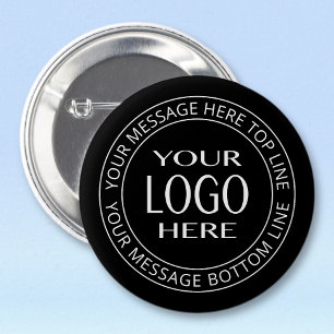 Badge Rond 5 Cm Votre propre logo et texte circulaire personnalisa