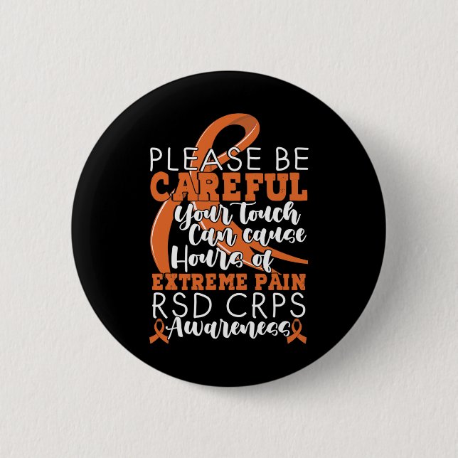 Badge Rond 5 Cm Votre Touche Peut Provoquer Des Crps De Support De (Devant)