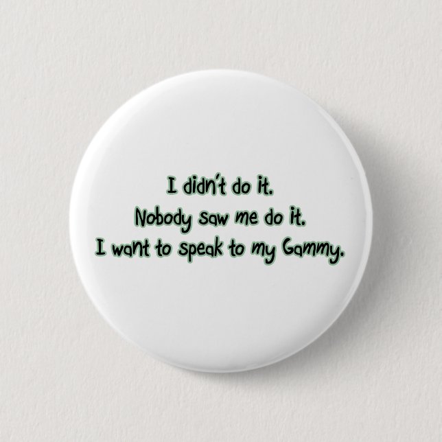 Badge Rond 5 Cm Voulez parler à estropié (Devant)
