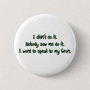 Badge Rond 5 Cm Voulez parler à mamie