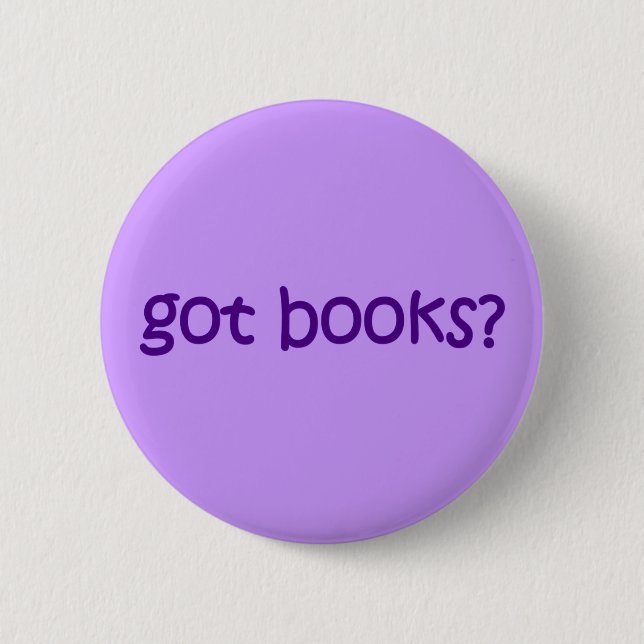 Badge Rond 5 Cm Vous avez des livres ? Violet (Devant)