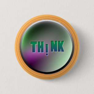 Badge Rond 5 Cm Vous avez fini par penser le bouton