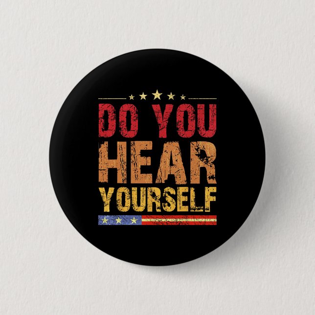 Badge Rond 5 Cm Vous Entendez-Vous ? Drôle (Devant)