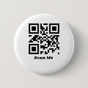 Badge Rond 5 Cm Vous êtes du code qr Cute