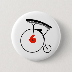 Badge Rond 5 Cm Vous êtes le numéro 6 !