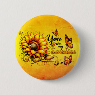 Badge Rond 5 Cm Vous êtes mon soleil