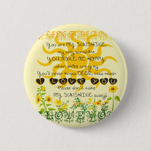 Badge Rond 5 Cm Vous êtes mon soleil