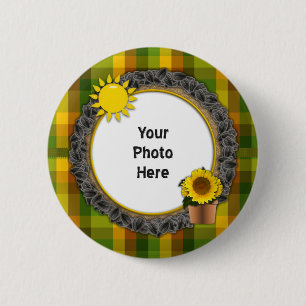 Badge Rond 5 Cm Vous êtes mon Sunshine Sunflower Pinback bouton