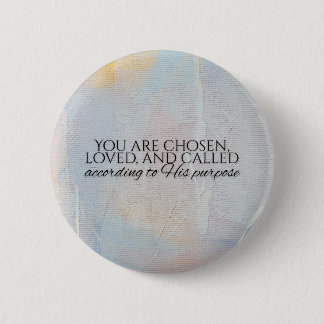 Badge Rond 5 Cm Vous êtes un verset biblique de typographie chréti