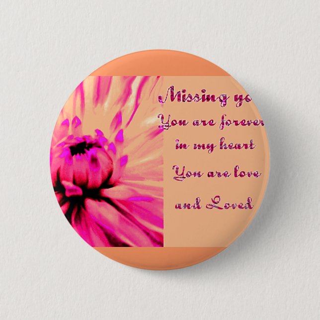 Badge Rond 5 Cm Vous manquez_ (Devant)