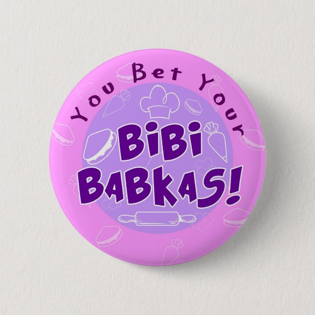 Badge Rond 5 Cm "Vous Pariez Vos Bibi Babkas" Parfaits Étrangers (Devant)