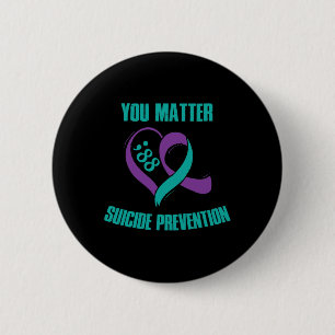 Badge Rond 5 Cm Vous Problème 988 Prévention du suicide Prévention