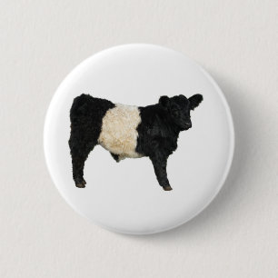 Badge Rond 5 Cm Vous voulez un Oreo ? Vache galloway ceinturée