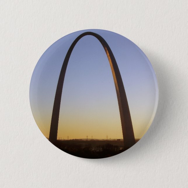 Badge Rond 5 Cm Voûte de passage, St Louis, MOIS (Devant)