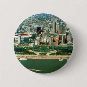 Badge Rond 5 Cm Voûte et horizon de St Louis