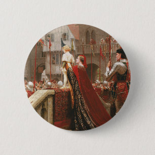 Badge Rond 5 Cm Vox Populi, vers 1904 par Edmund Blair Leighton