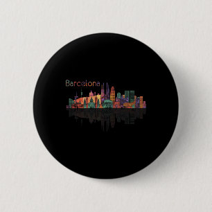 Badge Rond 5 Cm Voyage Barcelone Espagne Europe Espagne Famille es