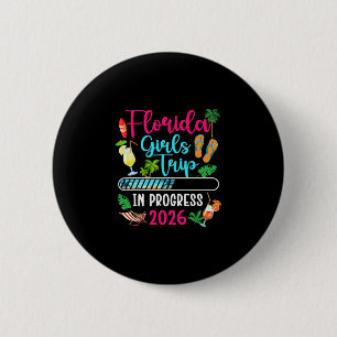 Badge Rond 5 Cm Voyage de filles en Floride en cours 2026 Vacances