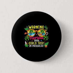 Badge Rond 5 Cm Voyage de filles en Floride en cours 2026 Vacances