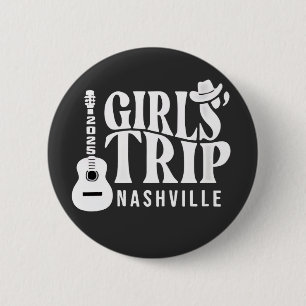 Badge Rond 5 Cm Voyage de filles Nashville 2025 vacances été