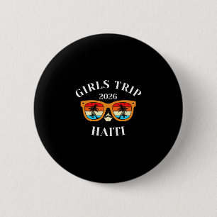 Badge Rond 5 Cm Voyage Filles 2026 Haïti Vacances de Printemps 202