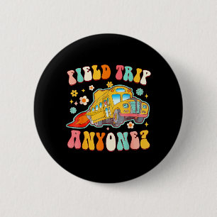 Badge Rond 5 Cm Voyage scolaire Conducteur d'autobus scientifique