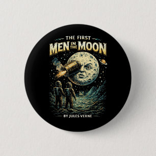Badge Rond 5 Cm Voyage vers la Lune