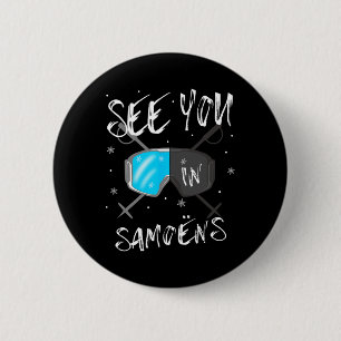 Badge Rond 5 Cm Voyez Vous À Samoëns France Vacances De Randonnée