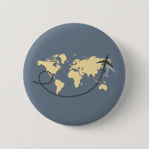 Badge Rond 5 Cm Voyons l'illustration du monde