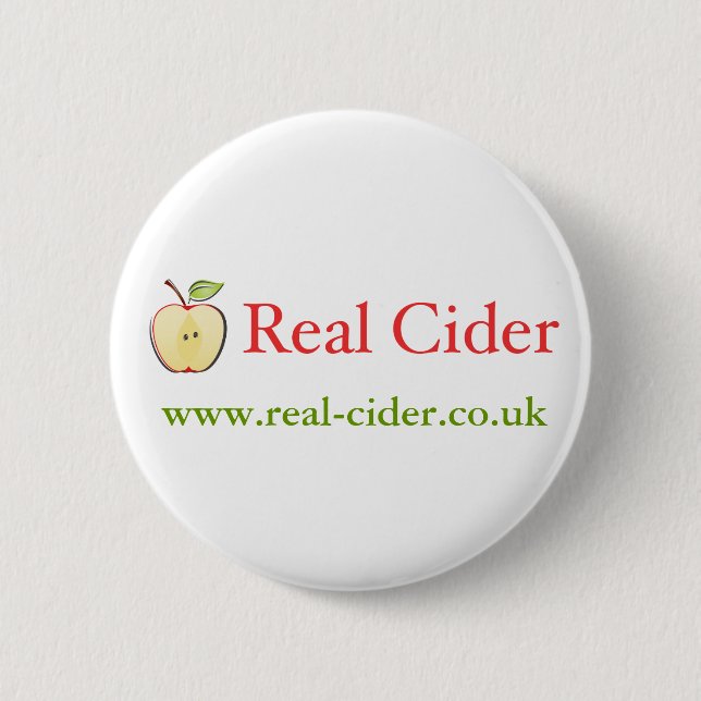 Badge Rond 5 Cm Vrai insigne de cidre (Devant)