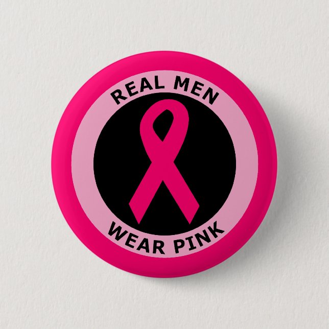BADGE ROND 5 CM VRAI ROSE DE VÊTEMENTS POUR HOMMES (Devant)