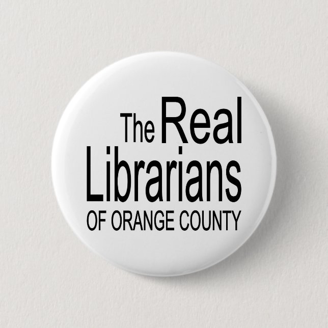 Badge Rond 5 Cm Vrais bibliothécaires (Devant)