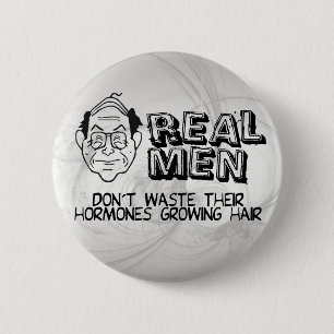 Badge Rond 5 Cm Vrais hommes
