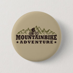 Badge Rond 5 Cm VTT aventure