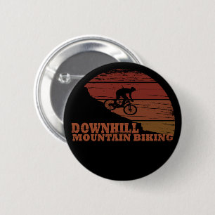 Badge Rond 5 Cm VTT Downhill