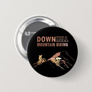 Badge Rond 5 Cm VTT Downhill