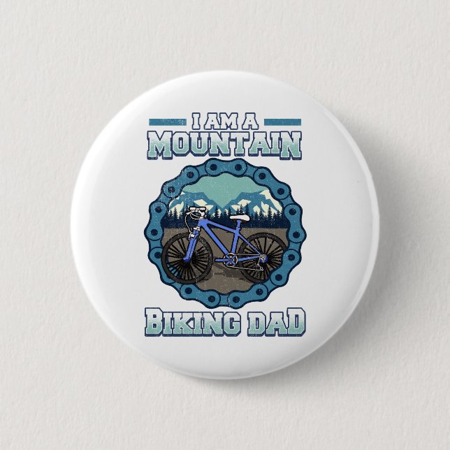 Badge Rond 5 Cm VTT Papa Gag (Devant)