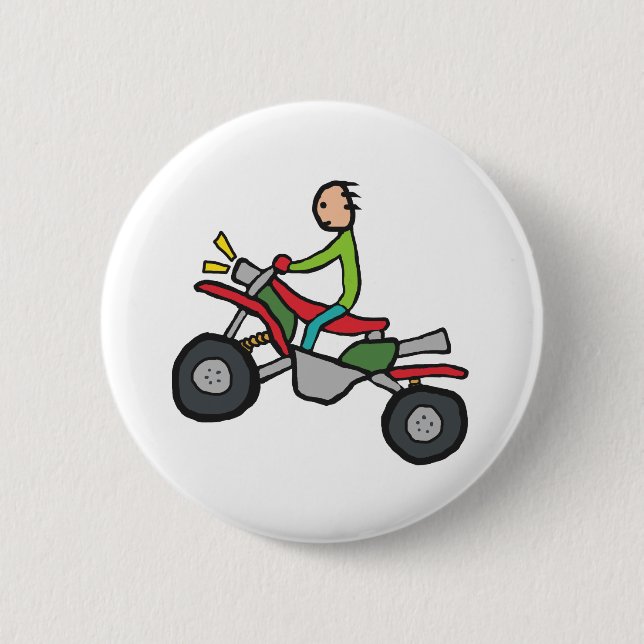 Badge Rond 5 Cm VTT quad (Devant)