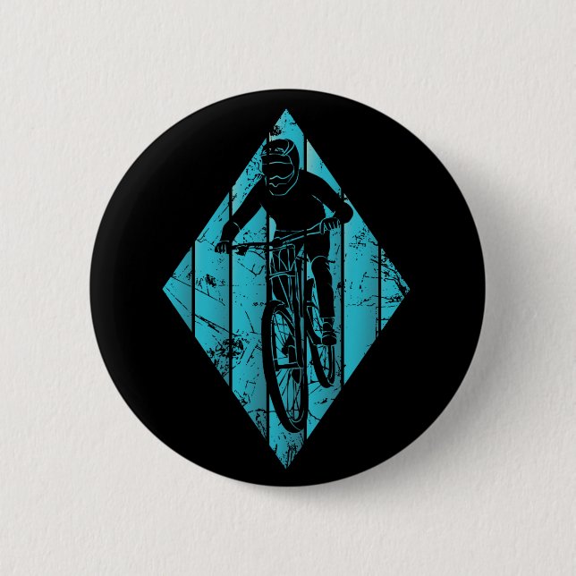 Badge Rond 5 Cm VTT Vintage (Devant)
