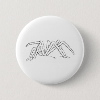 Badge Rond 5 Cm vue de côté d'araignée