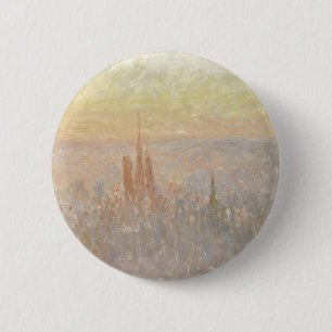 Badge Rond 5 Cm Vue de Rouen, 1892 (huile sur la toile)