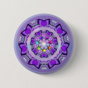 Badge Rond 5 Cm W2 pourpre